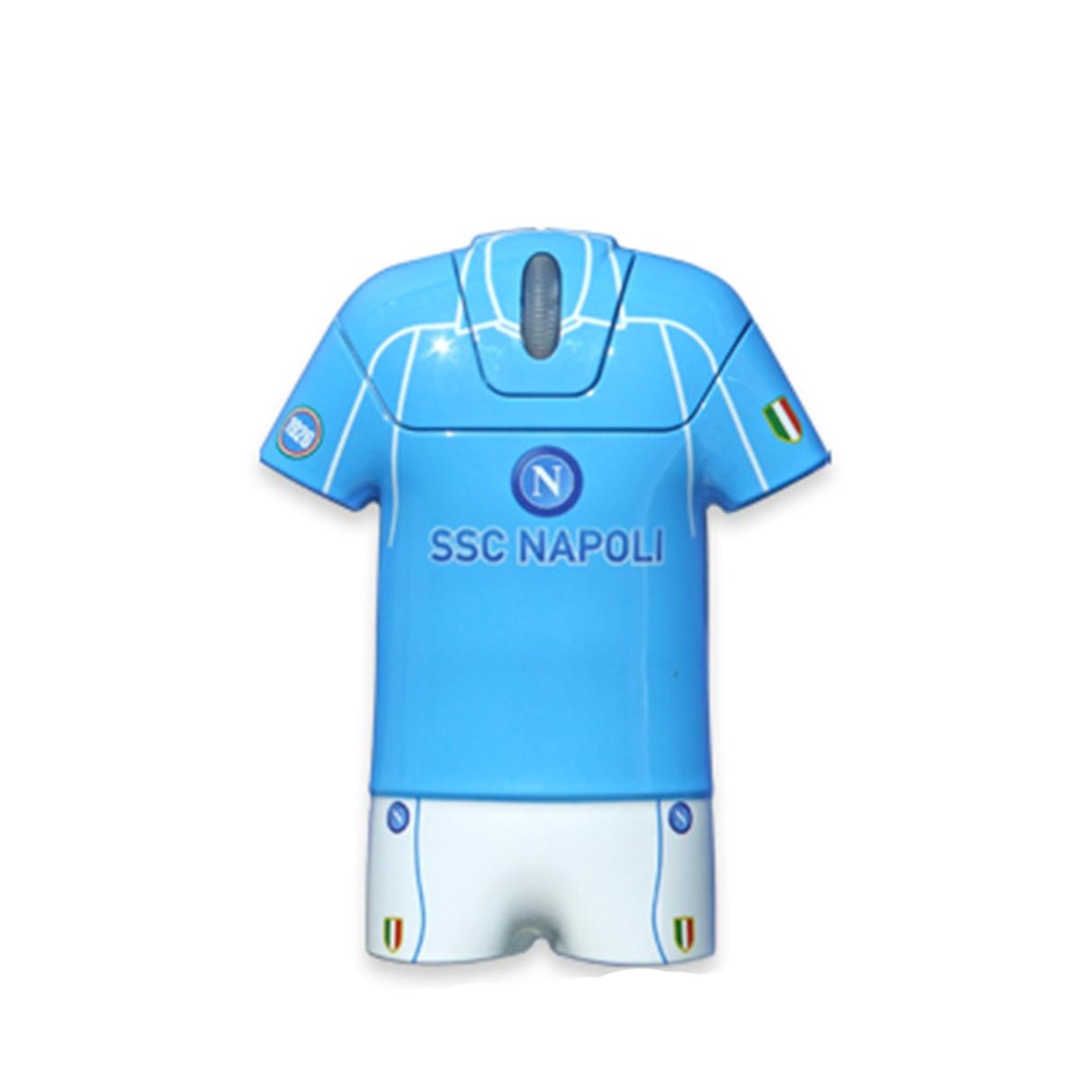 TECHMADE Mouse ottico Techmade 1600 DPI fantasia T-Shirt SSC Napoli